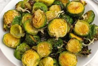 The Best Air Fryer Parmesan Brussels Sprouts