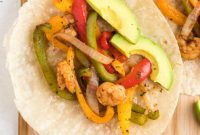 Effortless Air Fryer Shrimp Fajitas