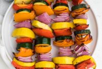 Crispy Air Fryer Vegetable Skewers