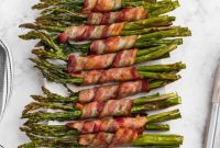 Crispy Air Fryer Bacon Wrapped Asparagus