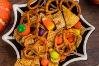 Spooky Air Fryer Halloween Chex Mix