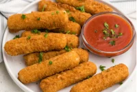 Crispy Air Fryer Mozzarella Sticks