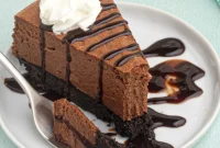 Decadent Air Fryer Chocolate Cheesecake