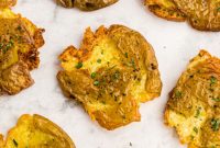 Air Fryer Crispy Smashed Potatoes