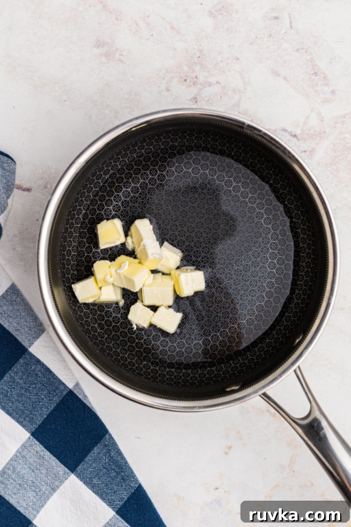 Crispy Air Fryer Churros 4 Water, sugar, and butter in a saucepan