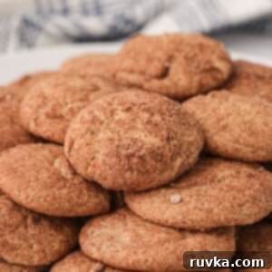 Easy Air Fryer Christmas Cookies 14 Perfectly baked Air Fryer Snickerdoodle Cookies, soft and chewy with a delightful cinnamon-sugar coating.