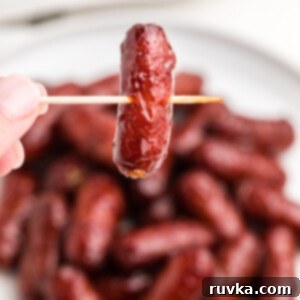 Easy Air Fryer BBQ Little Smokies 7 BBQ Brown sugar little smokies made in the air fryer.