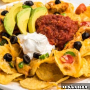 Air Fryer Fiesta Mexican Delights 11 Loaded air fryer nachos with melted cheese and chicken